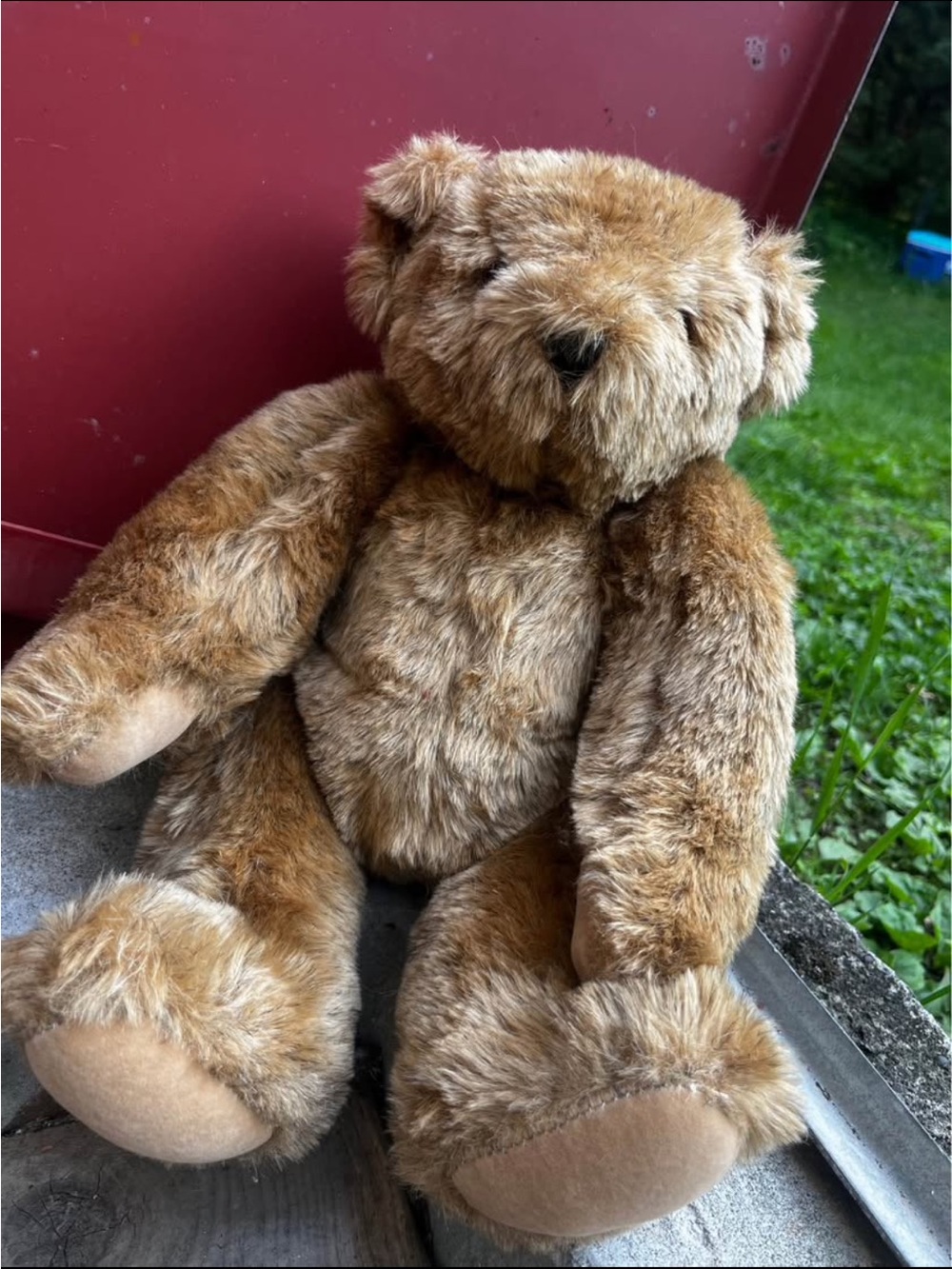 2014 Vermont Teddy Bear Brown Jointed 14”